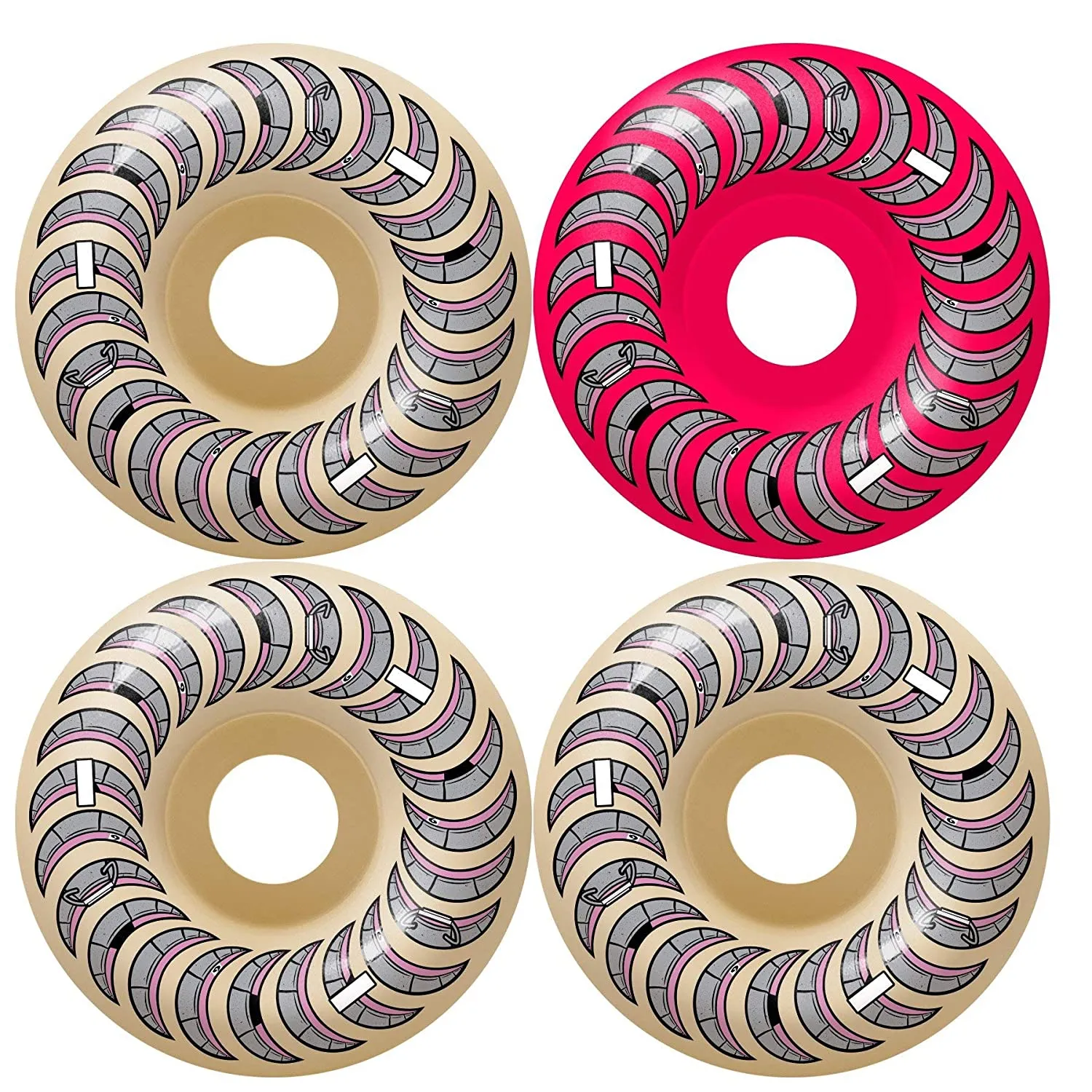 Spitfire Wheels Formula Four Lance Pro Classics Pink Skateboard Wheels 99a 54mm