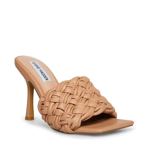 Steve Madden Jarina Heels Tan Womens Size 7.5