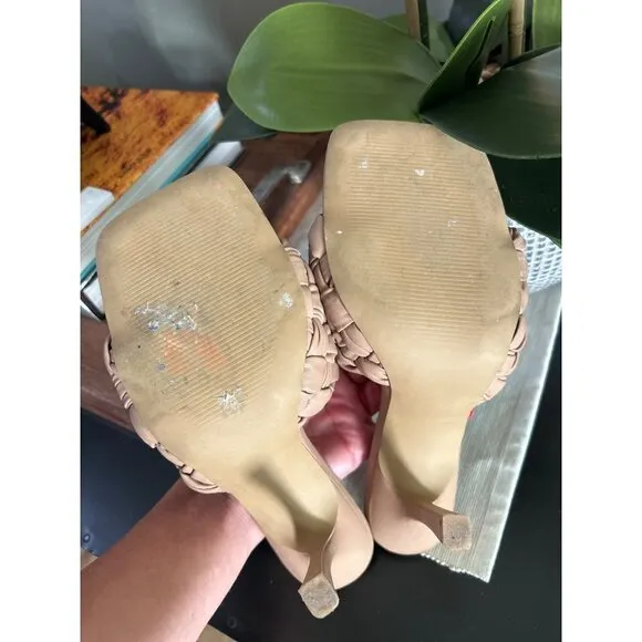 Steve Madden Jarina Heels Tan Womens Size 7.5