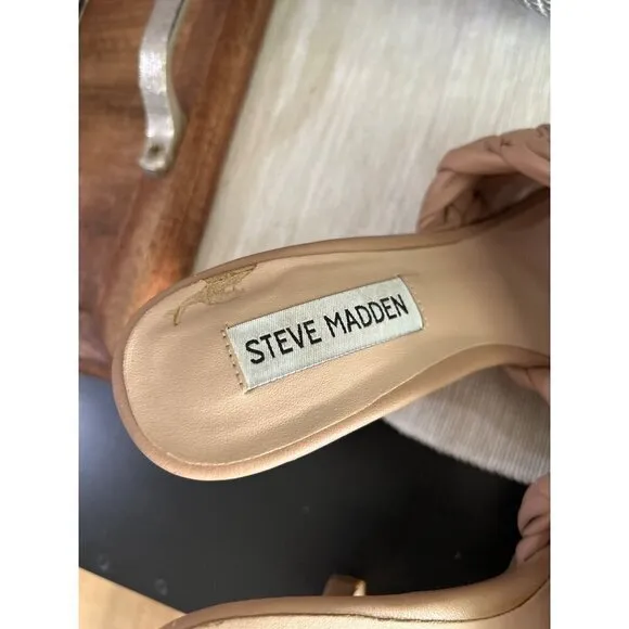 Steve Madden Jarina Heels Tan Womens Size 7.5