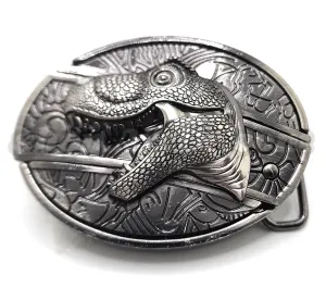 T-Rex Dinosaur Head Folding Knife Belt Buckle