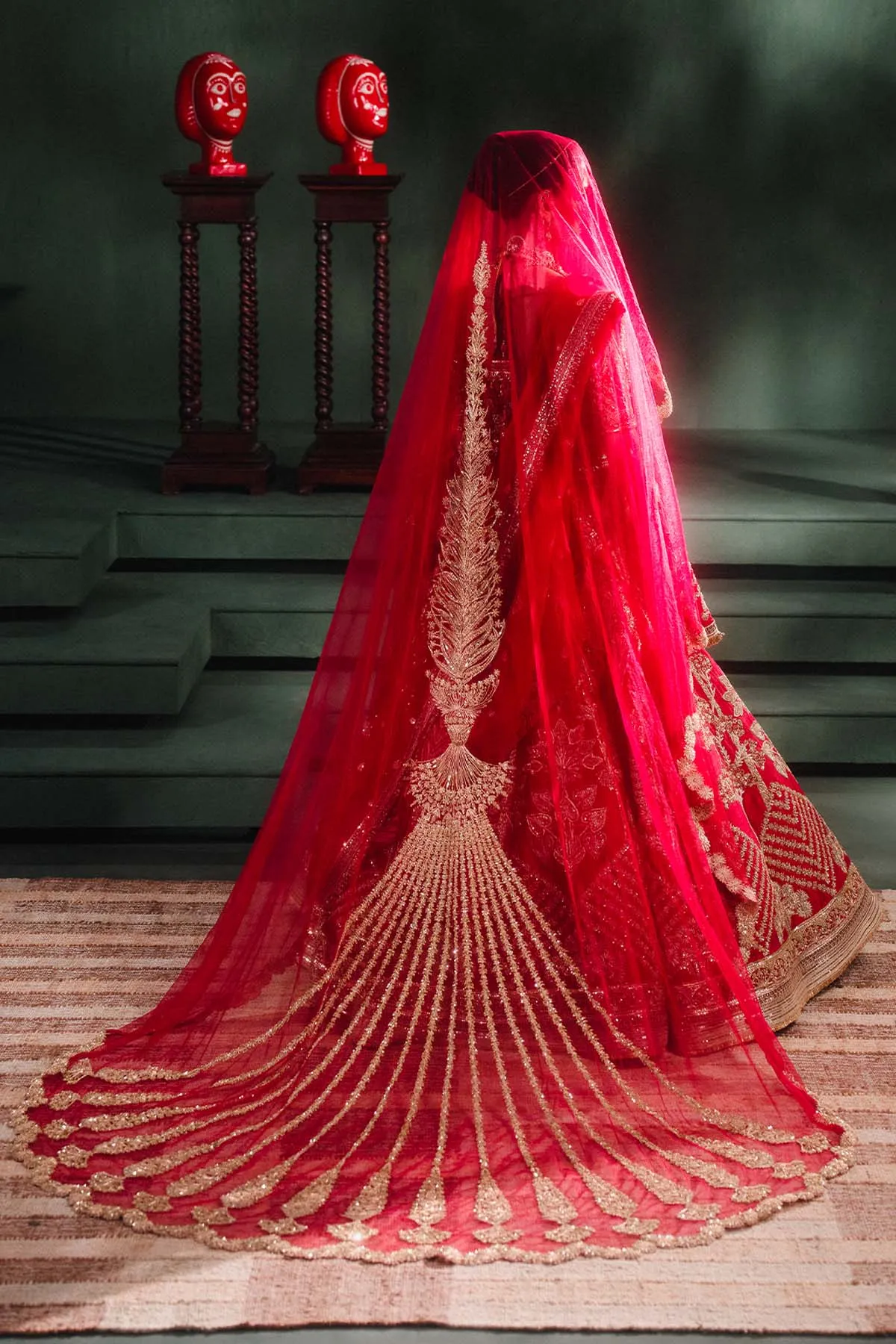 The Aalu Bukhara Lehenga[without veil]