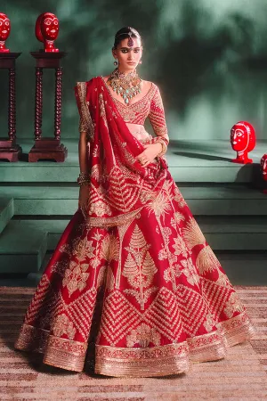 The Aalu Bukhara Lehenga[without veil]