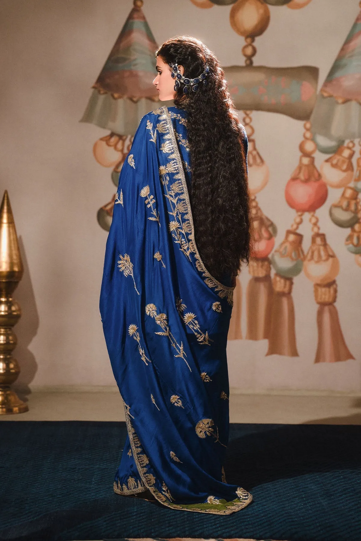 The Neel Bahar Saree[without jacket]