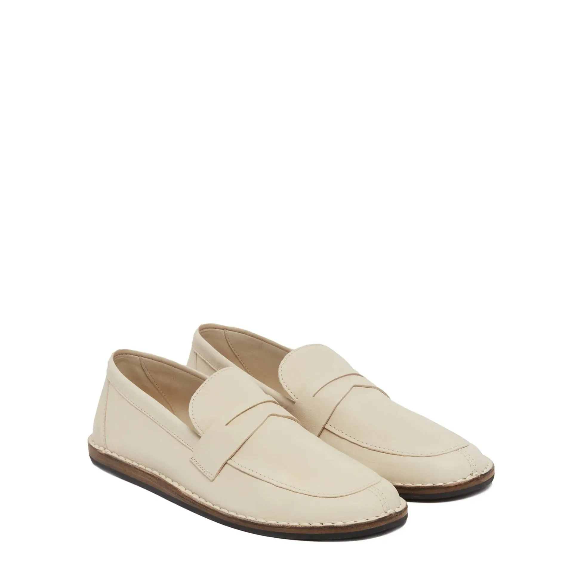 THE ROW The Cary Leather Loafers
