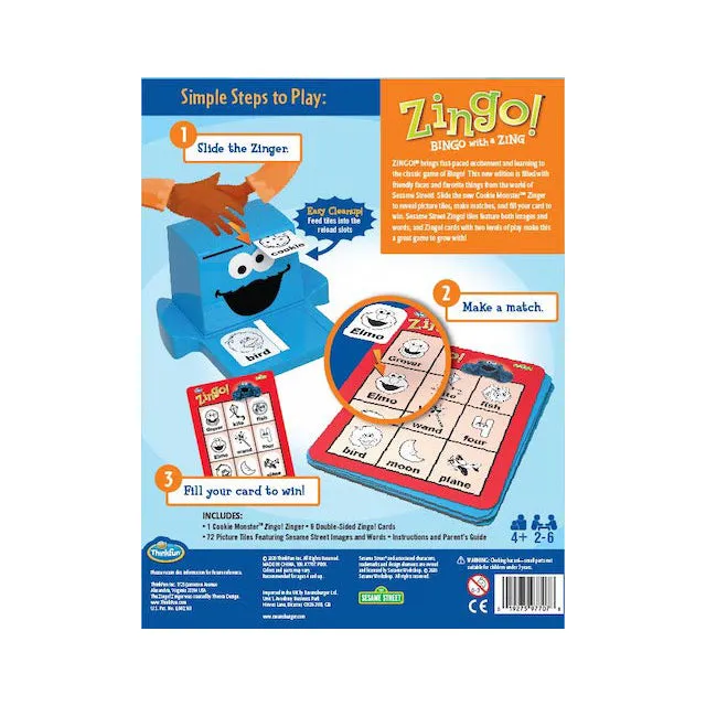 ThinkFun Zingo Sesame Street