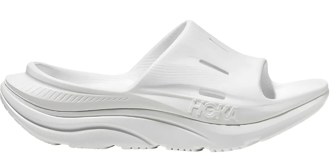 UNISEX HOKA ORA RECOVERY SLIDE 3 | WHITE / WHITE
