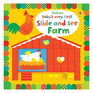 Usborne Baby's First Slide & See Farm