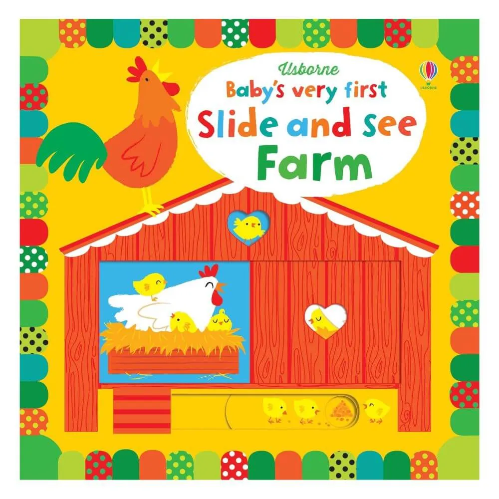 Usborne Baby's First Slide & See Farm