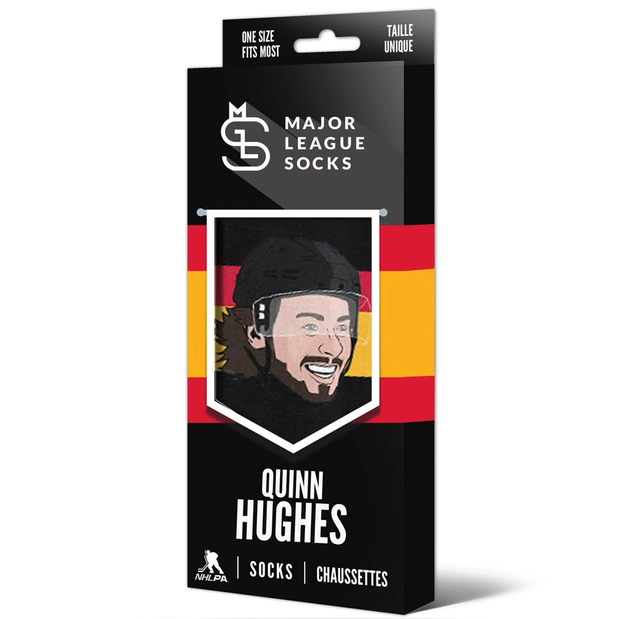 Vancouver Canucks Major League Socks - Quinn Hughes