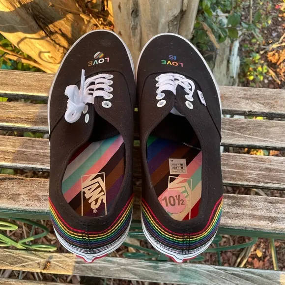 Vans Black Love Is Sneakers