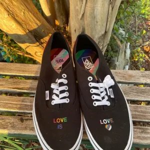 Vans Black Love Is Sneakers