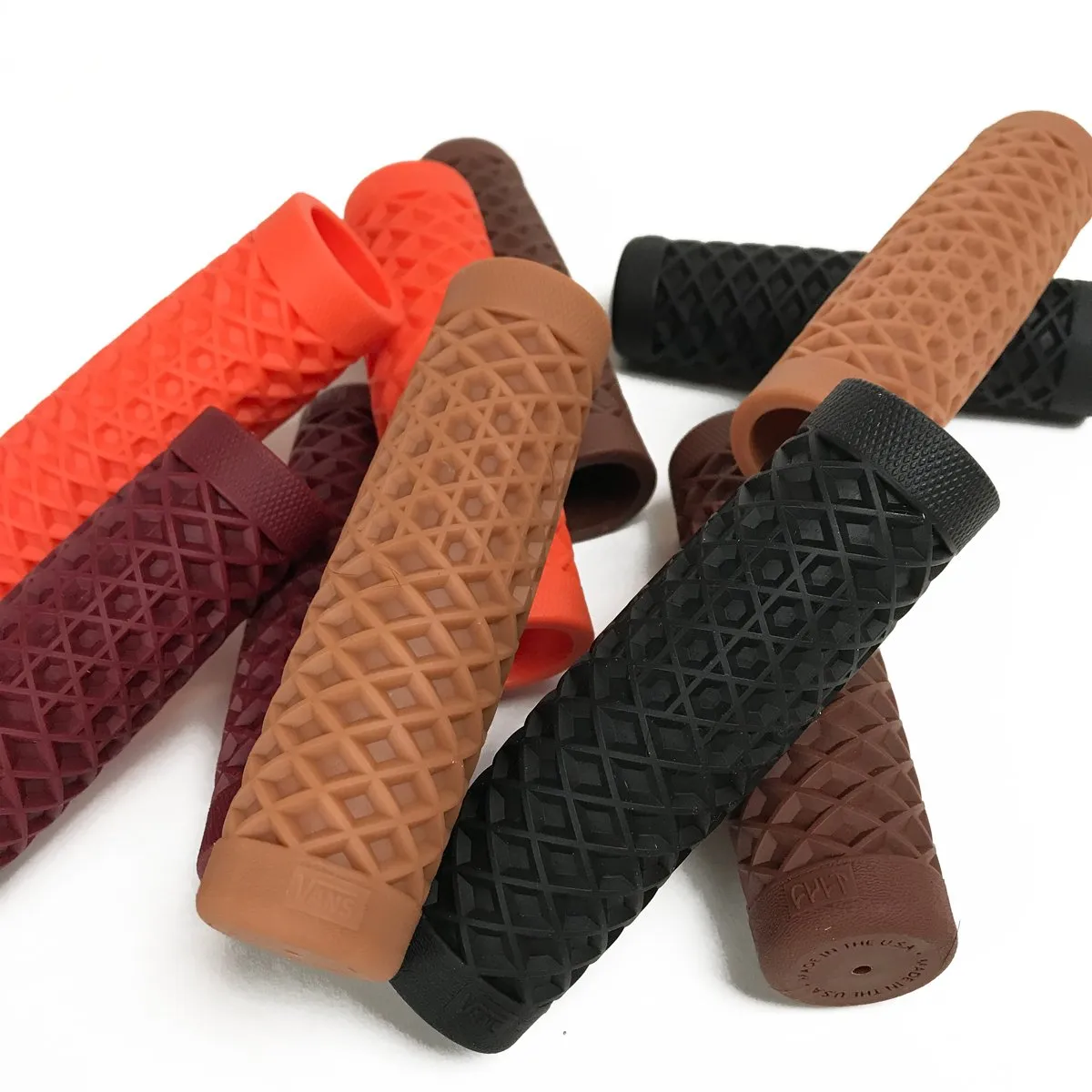 Vans   Cult Motorcycle Grips - 7/8" Ox Blood