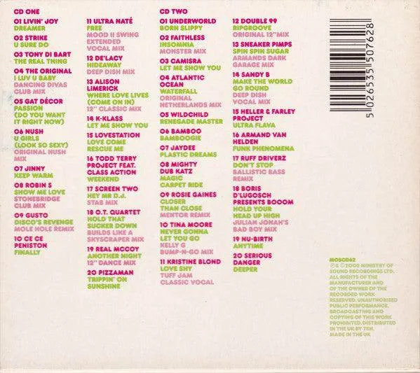 Various: Back To The Old Skool Club Classics (2xCD, Mixed)