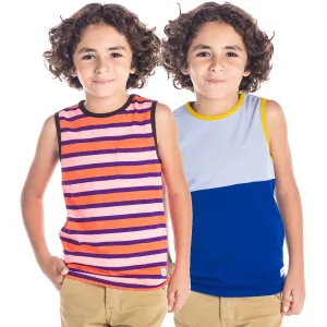 Veil Sleeveless Tee Set