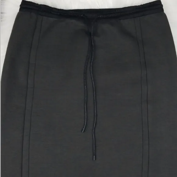 Vince Scuba Drawstring Pencil Skirt