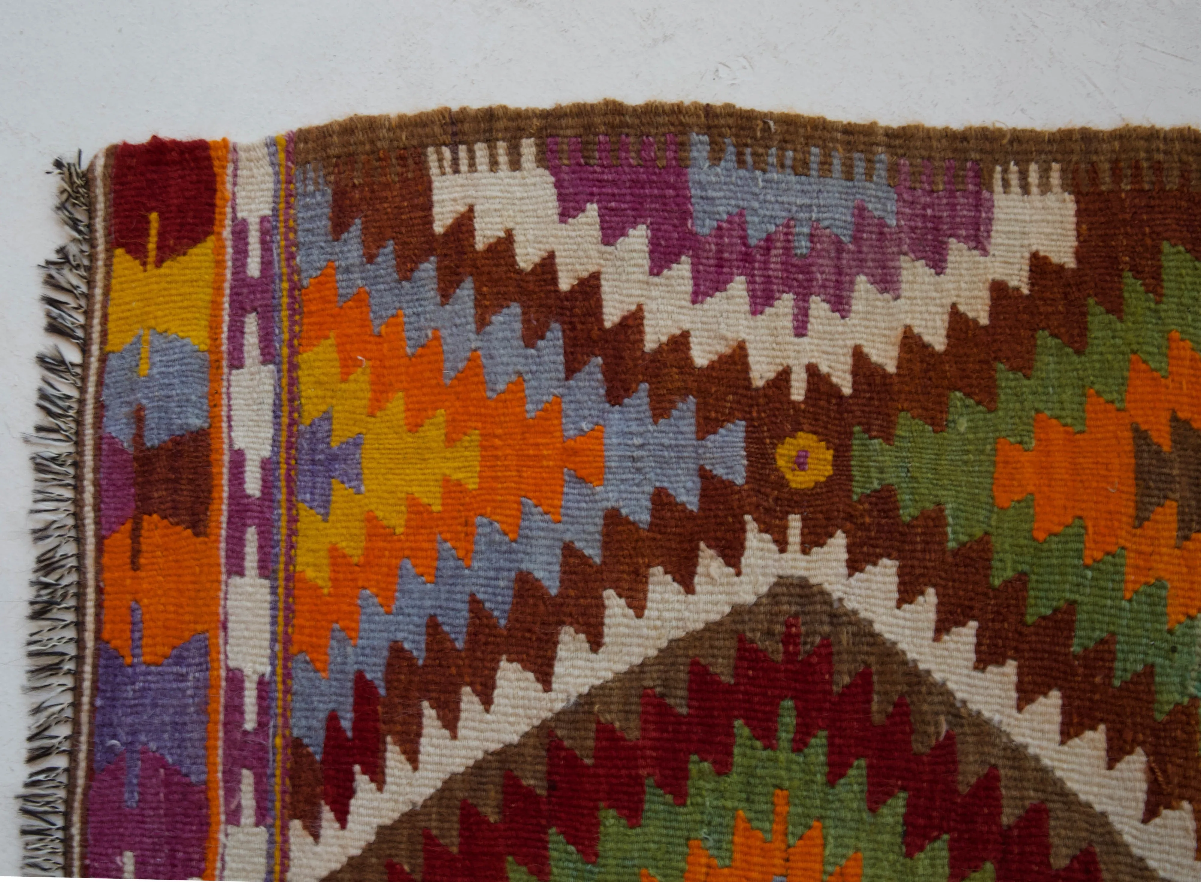 Vintage Antalya Kilim Rug 3'8"x4'9"
