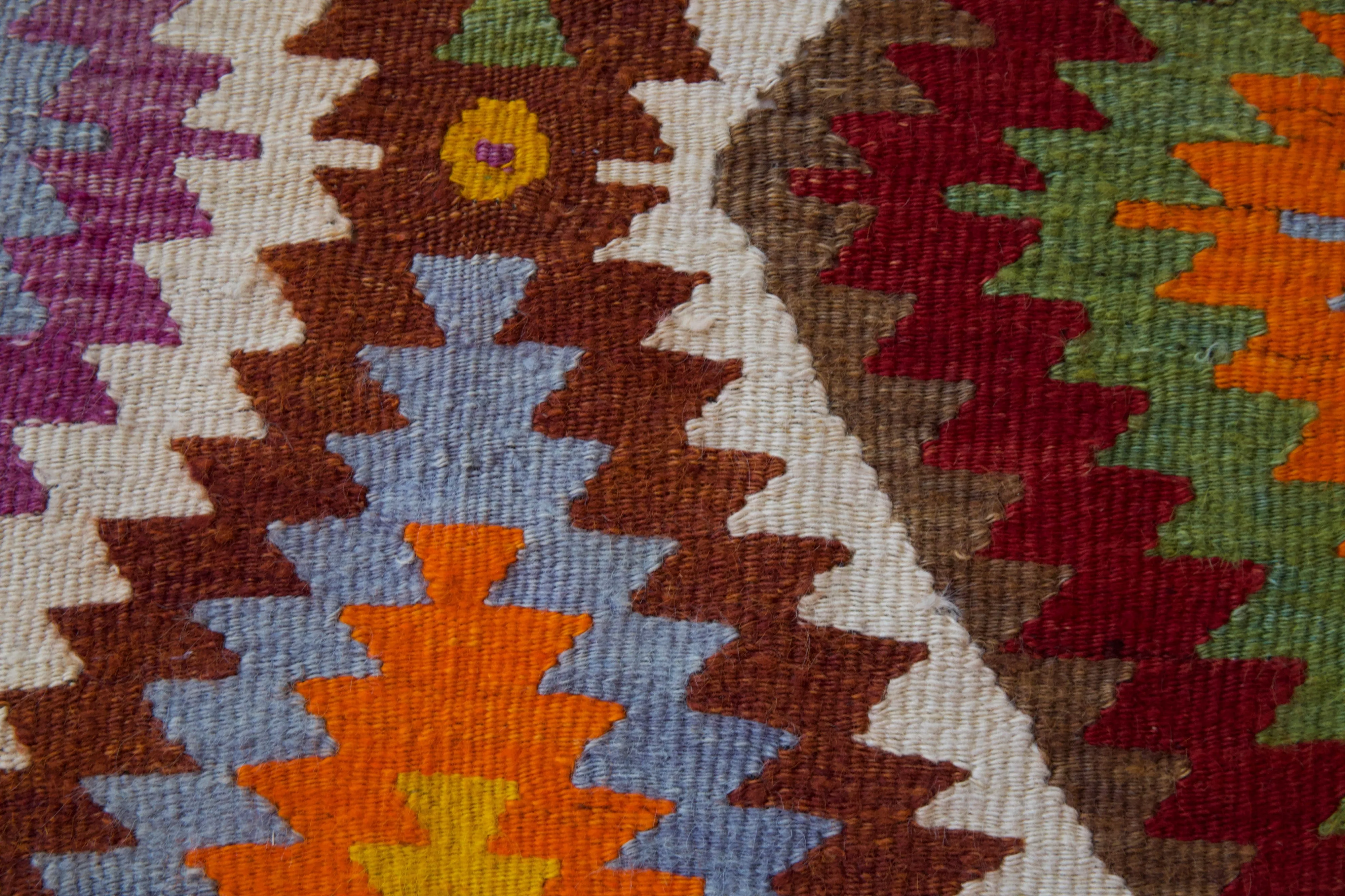Vintage Antalya Kilim Rug 3'8"x4'9"