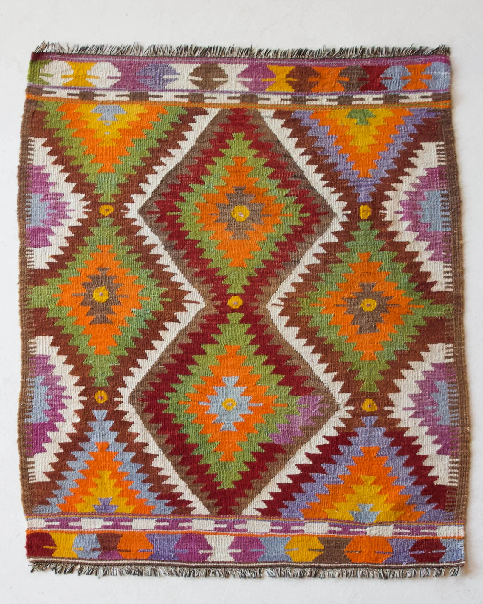 Vintage Antalya Kilim Rug 3'8"x4'9"