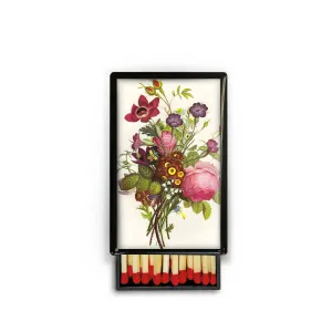 Vintage Botanical Cabbage Rose Pansy Jonqui l Slide Box
