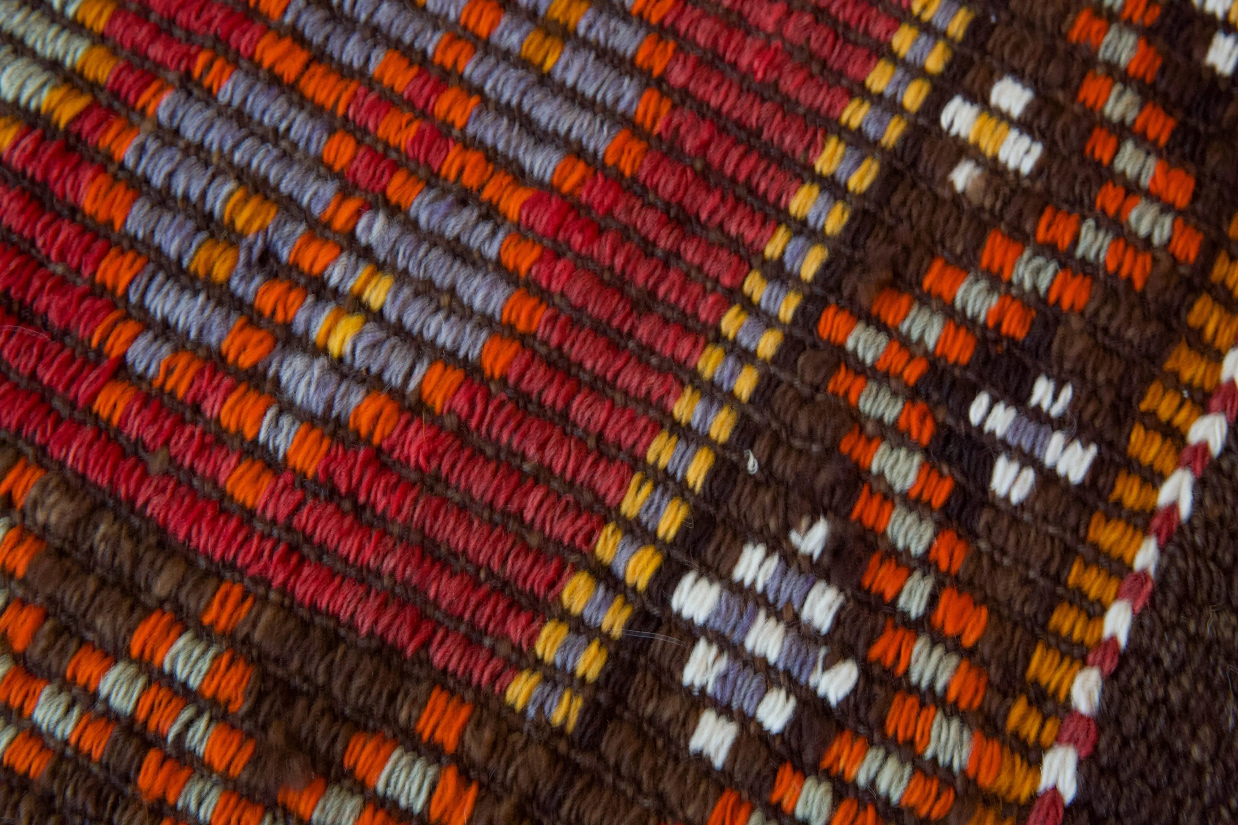 Vintage Mersin Mut Kilim Rug 3'8"x5'