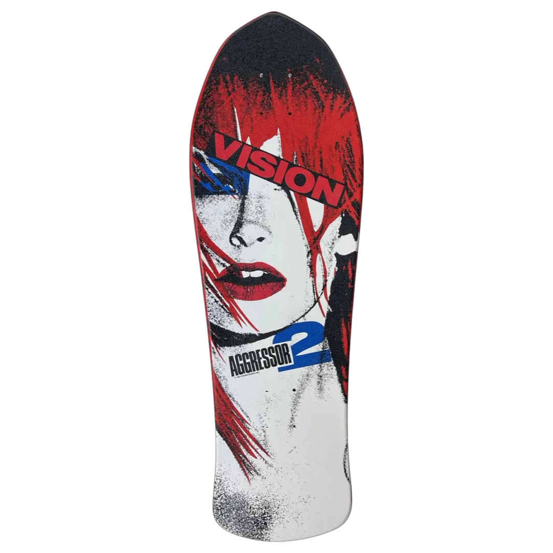 Vision Aggressor "Double Take" Gripped 10.25" Skateboard Deck