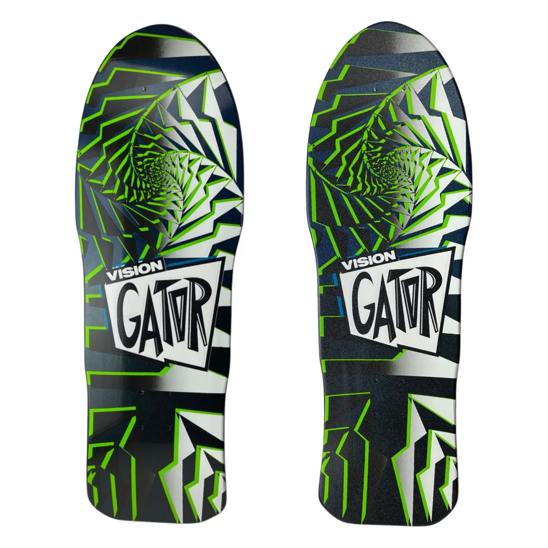Vision Gator II "Double Take" Midnight Sparkle 10.25" Skateboard Deck