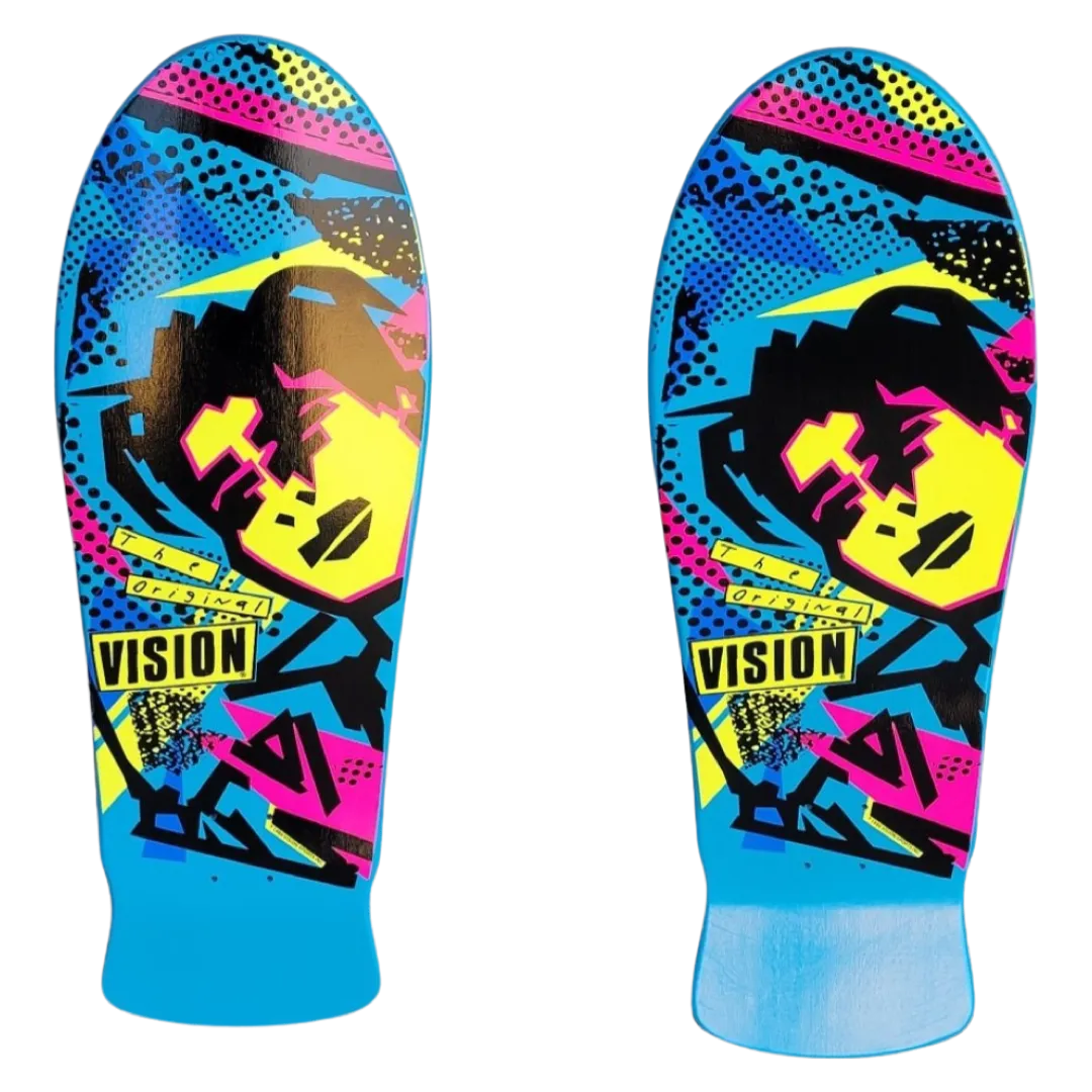 Vision Mark Gonzales "Double Take" Gripped 10" Skateboard Deck