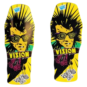 Vision Psycho Stick "Double Take" Gripped 10" Skateboard Deck