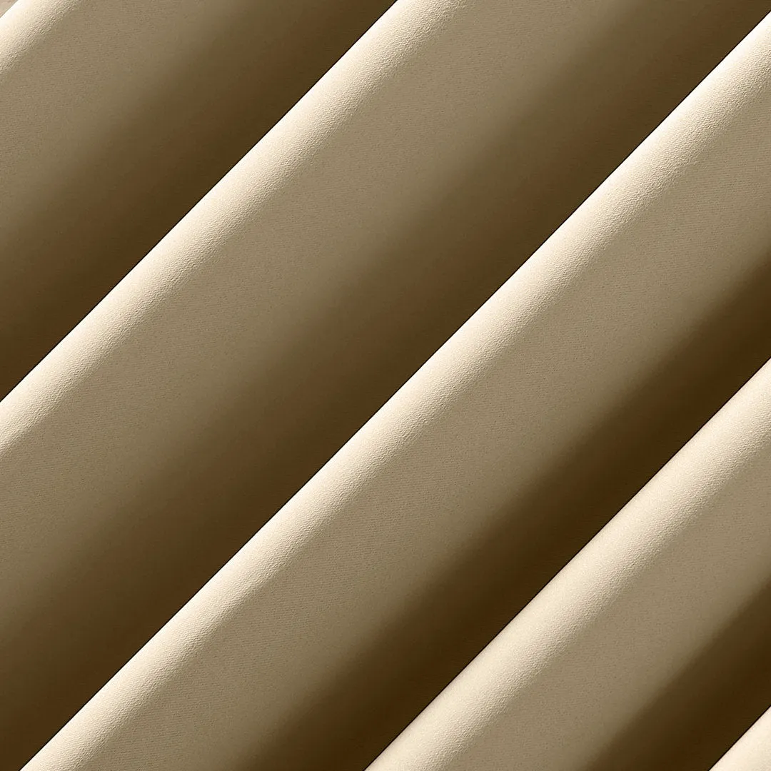 Wayfair Basics Blackout Grommet Curtain Panel Wayfair Basics® Curtain Color: Taupe Size per Panel: 54" W x 84" L