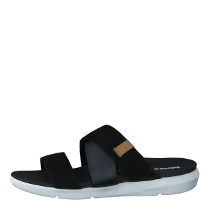 Wilesport Slide Sandal Black Nubuck