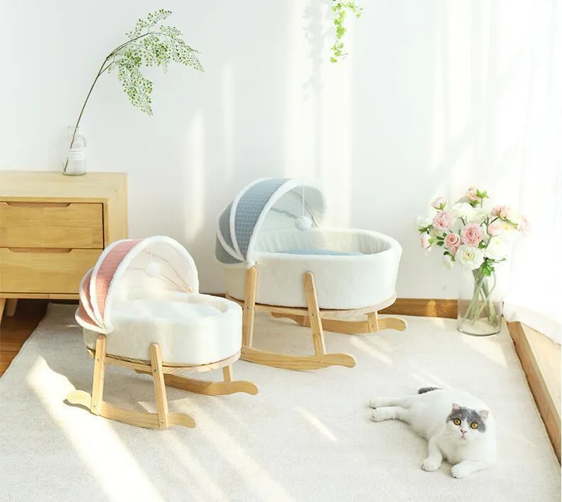 Winter warm cat nest cradle—— Semi-closed Removable and washable
