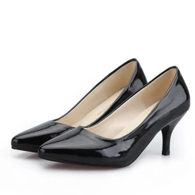 Women Pumps 5cm Thin Heels Women Shoes Europe and America Fashion Style Sexy High Heels Party Shoes