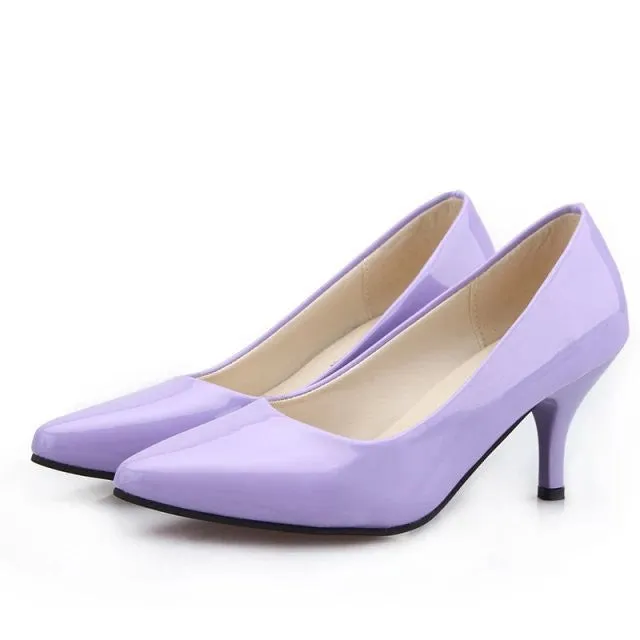 Women Pumps 5cm Thin Heels Women Shoes Europe and America Fashion Style Sexy High Heels Party Shoes