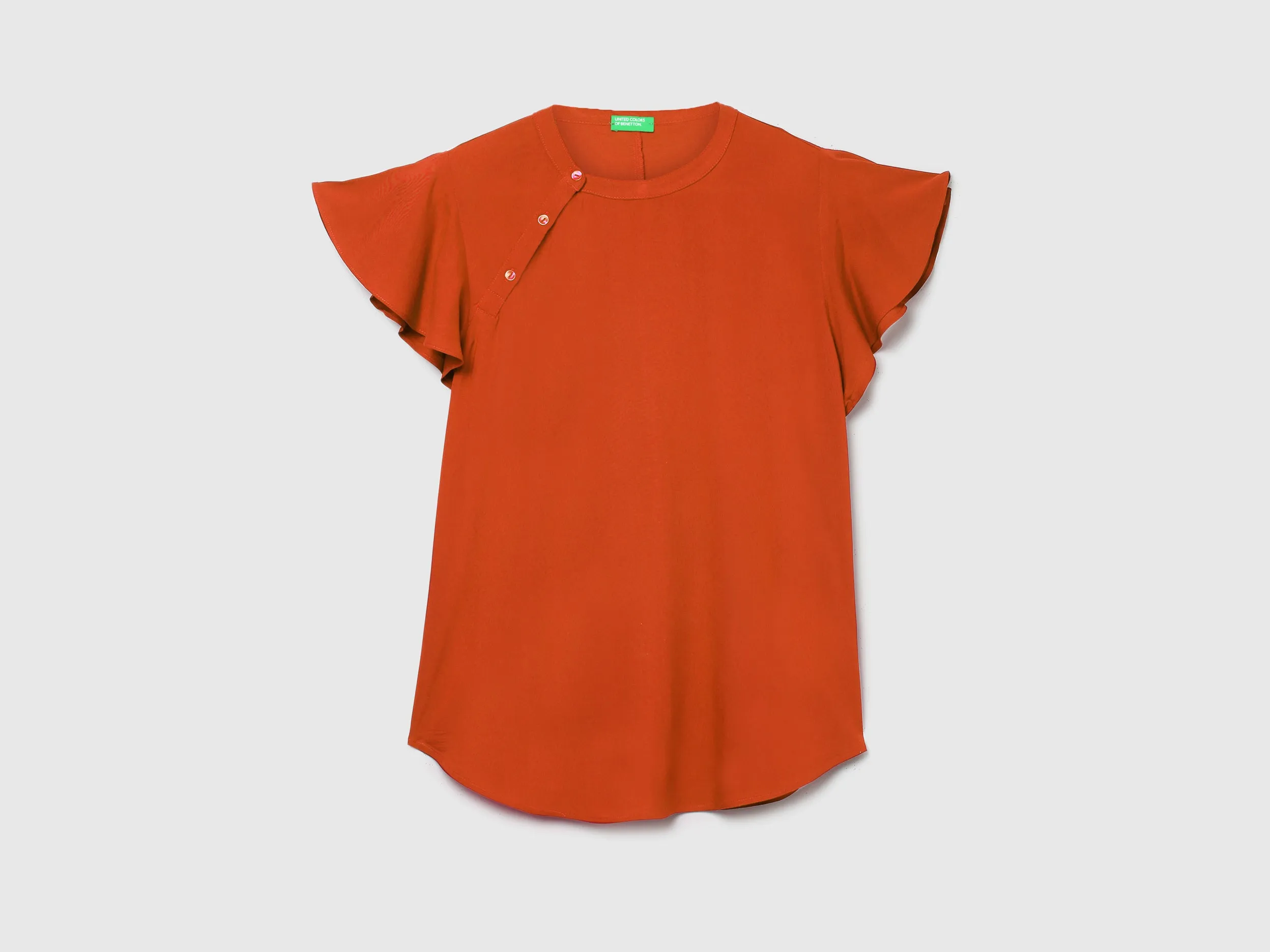 Women Solid Round Neck Top