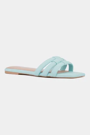 Women's Gaiana Flat Sandal - Wide Width Slide Sandals