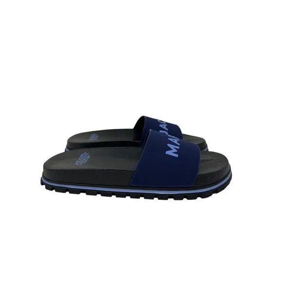 Women's Marc Jacobs The Slide Sandals Navy New With Box