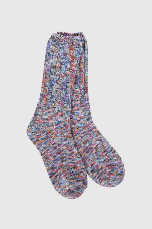 World's Softest Weekend Ragg Crew Socks for Women in Indigo | WRAGGCRW-75659-496