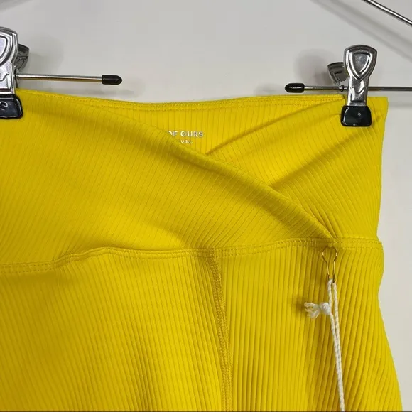YEAR OF OURS V Waist Biker Short in Yellow, XS