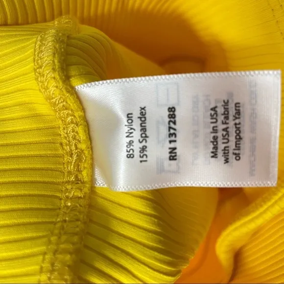 YEAR OF OURS V Waist Biker Short in Yellow, XS