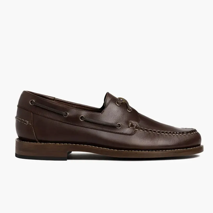 Zampa Dark Brown Boat Shoes